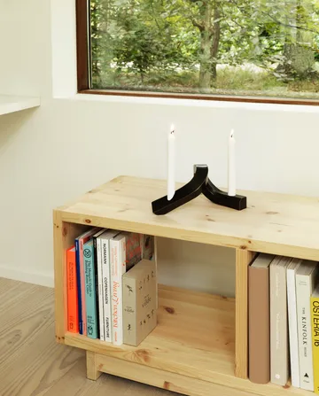 Crooked ljusstake 2 - Bronze - Normann Copenhagen