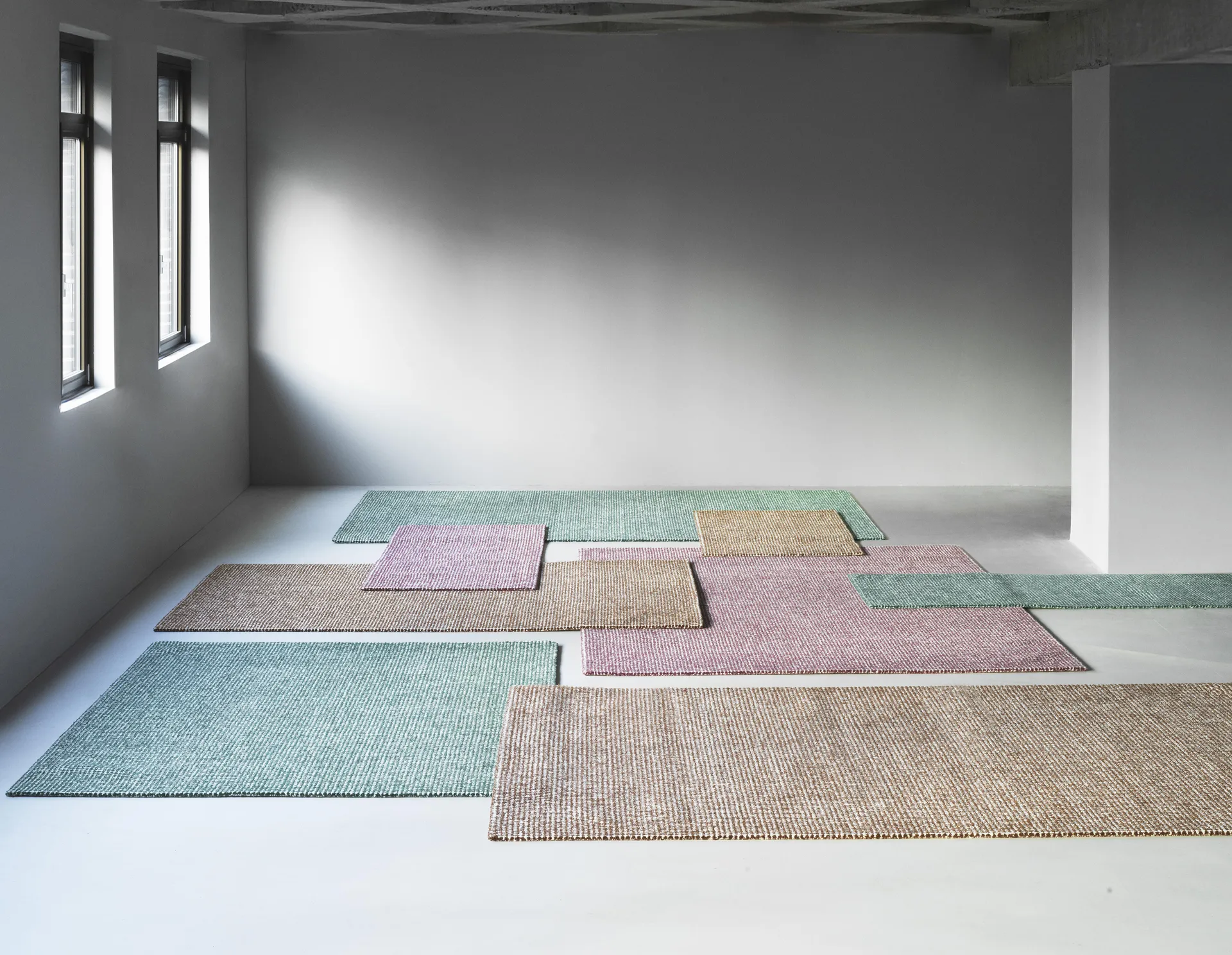 Flick matta, 170x240 cm grön Normann Copenhagen