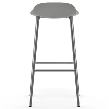 Form barstol kromade ben 75 cm - Grå - Normann Copenhagen