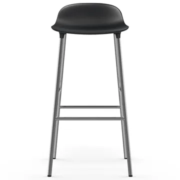 Form barstol kromade ben 75 cm - Svart - Normann Copenhagen