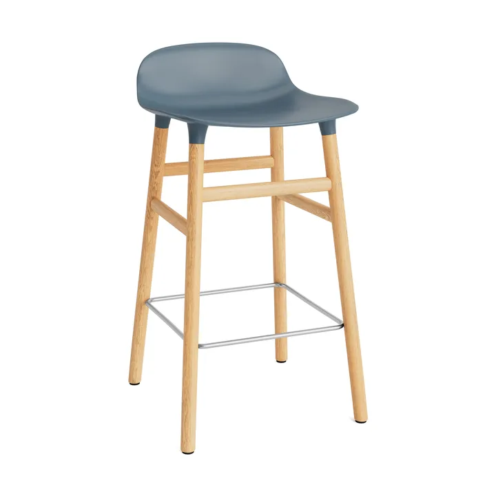 Form Chair barstol ekben - blå - Normann Copenhagen