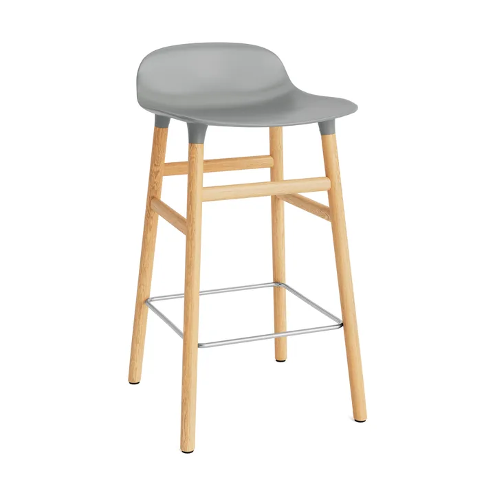 Form Chair barstol ekben - grå - Normann Copenhagen
