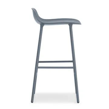 Form Chair barstol metallben - Blå - Normann Copenhagen