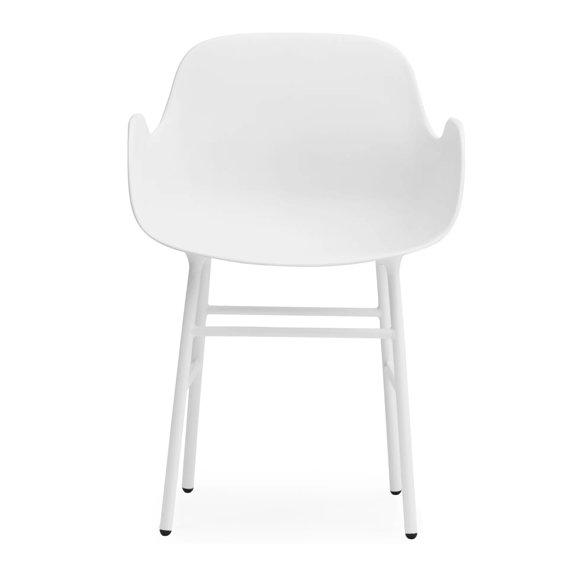 Form karmstol metallben, Vit Normann Copenhagen