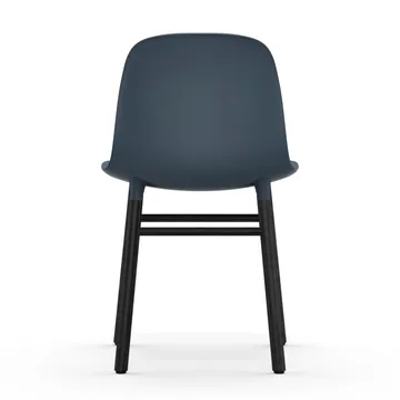 Form stol svarta ben - Blå - Normann Copenhagen