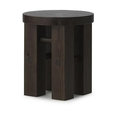 Fyr pall 45 cm, Dark brown Normann Copenhagen