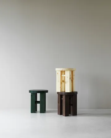 Fyr rund pall 45 cm - Pine, Ø40x45 cm - Normann Copenhagen