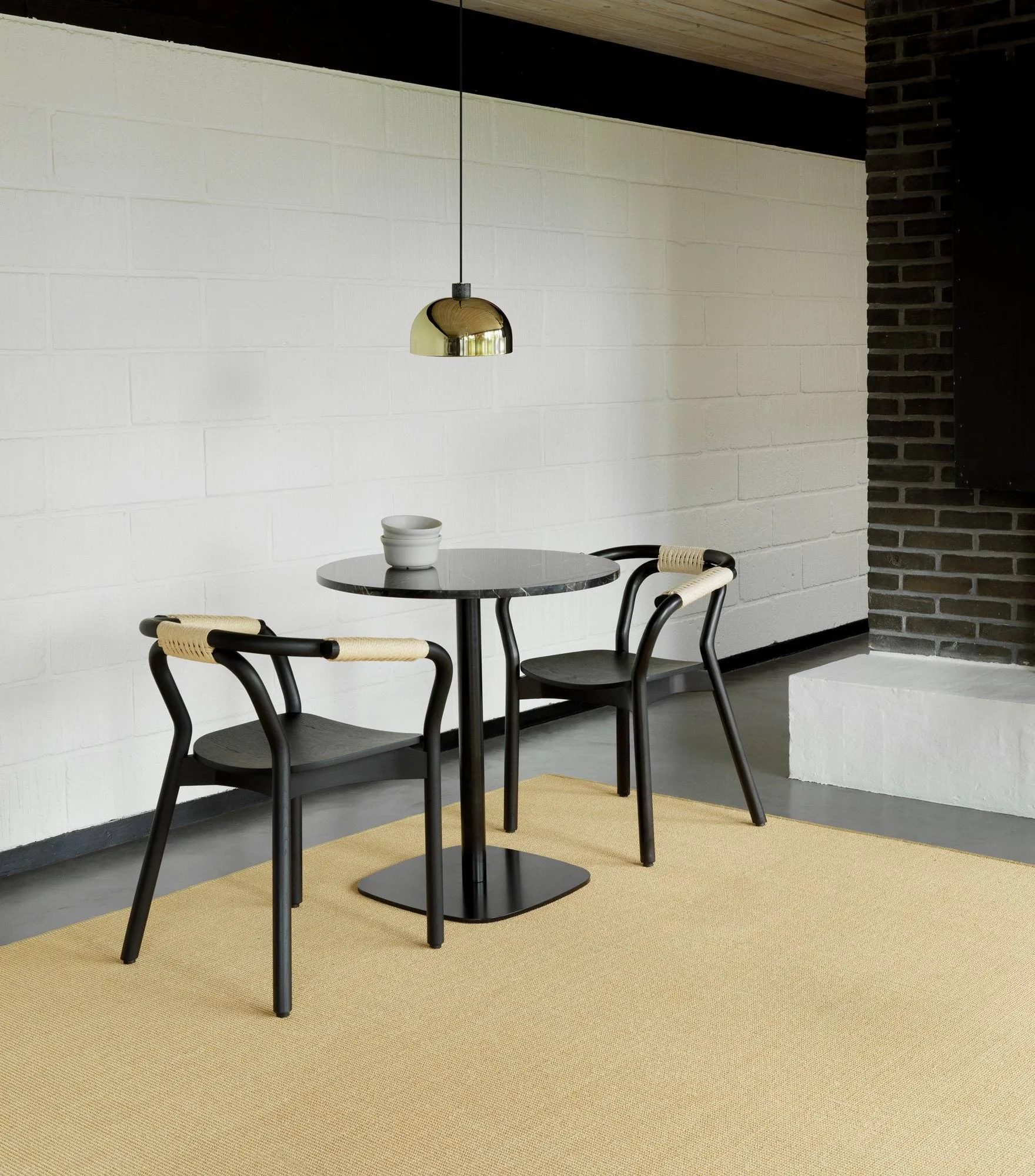 Grant pendel, brass, liten- stål, granit Normann Copenhagen