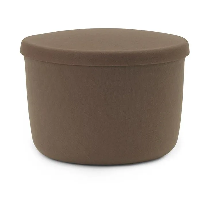 Hide Storage sittpuff liten, Brun Normann Copenhagen