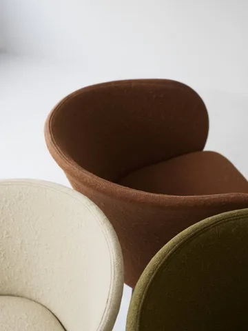 Knit karmstol - Sand-black steel - Normann Copenhagen