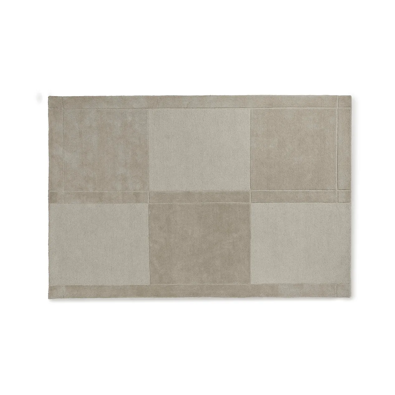 Level ullmatta, Warm grey, 200x300 cm Normann Copenhagen