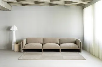 Level ullmatta - Warm grey, 250x350 cm - Normann Copenhagen
