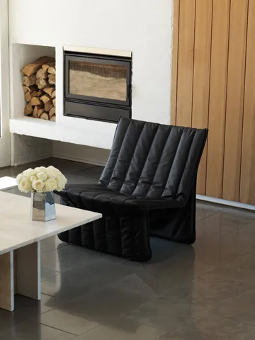 Limit loungestol - Läder Ultra 41599 svart - Normann Copenhagen