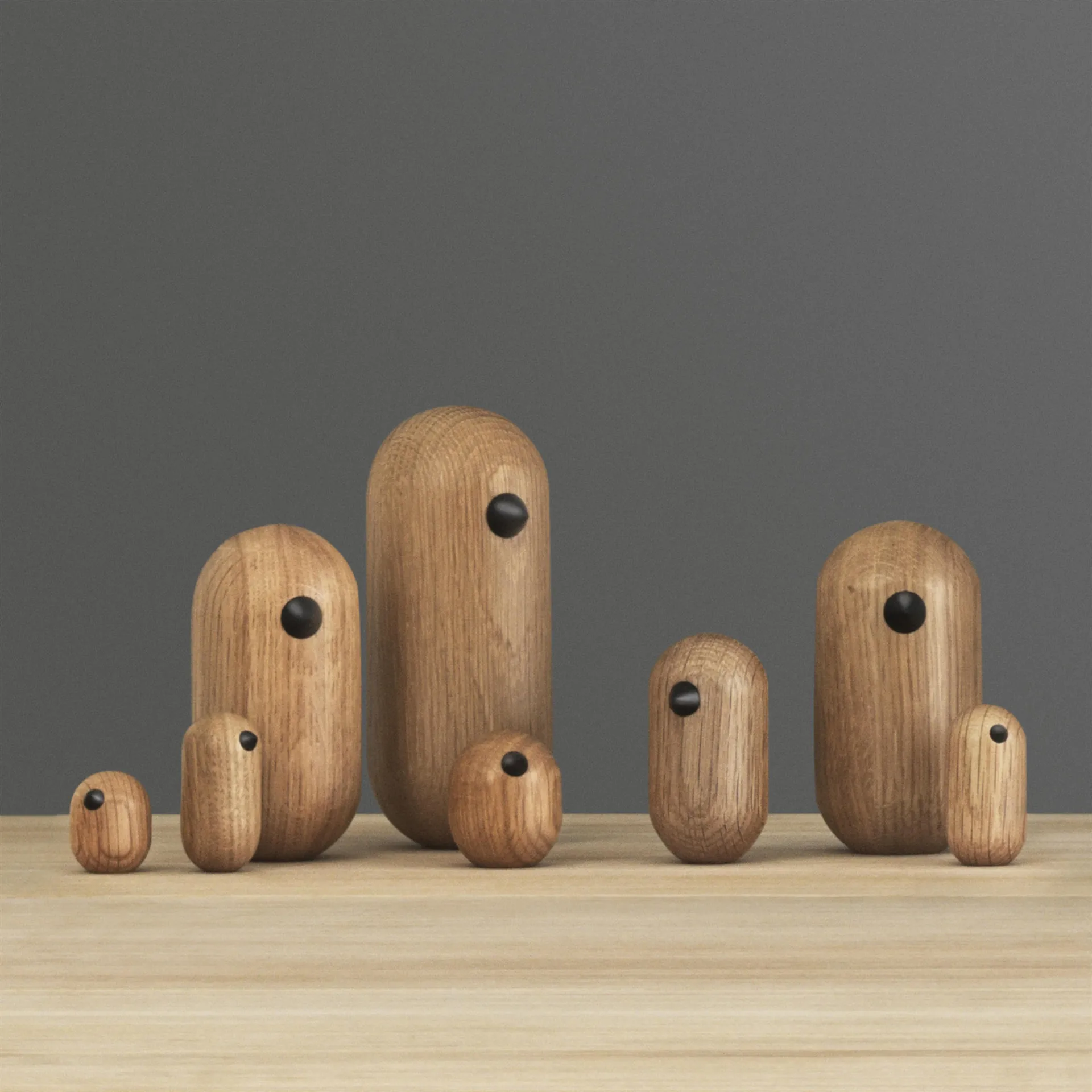 Little Bird figur ek, 3 cm Normann Copenhagen