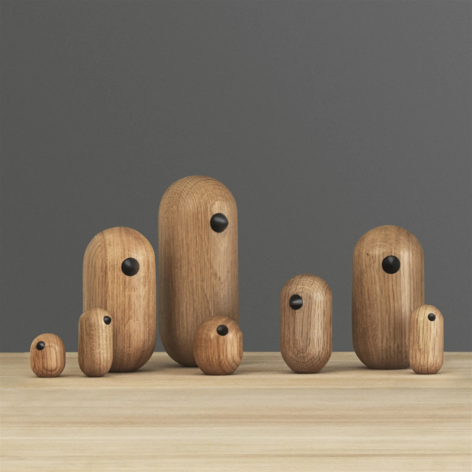 Little Bird figur ek, 5 cm Normann Copenhagen