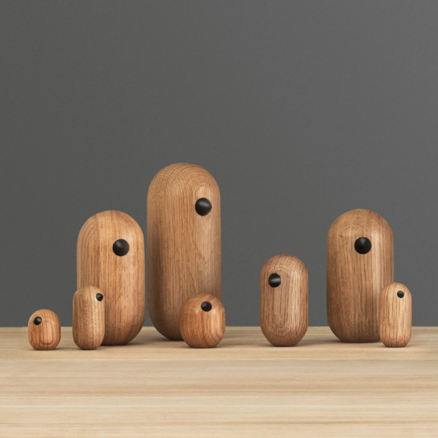 Little Bird figur ek, 7 cm Normann Copenhagen