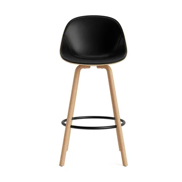 Mat Bar Chair barstol framsideklädd 75 cm - Ultra 41599-hemp-beech-black steel - Normann Copenhagen