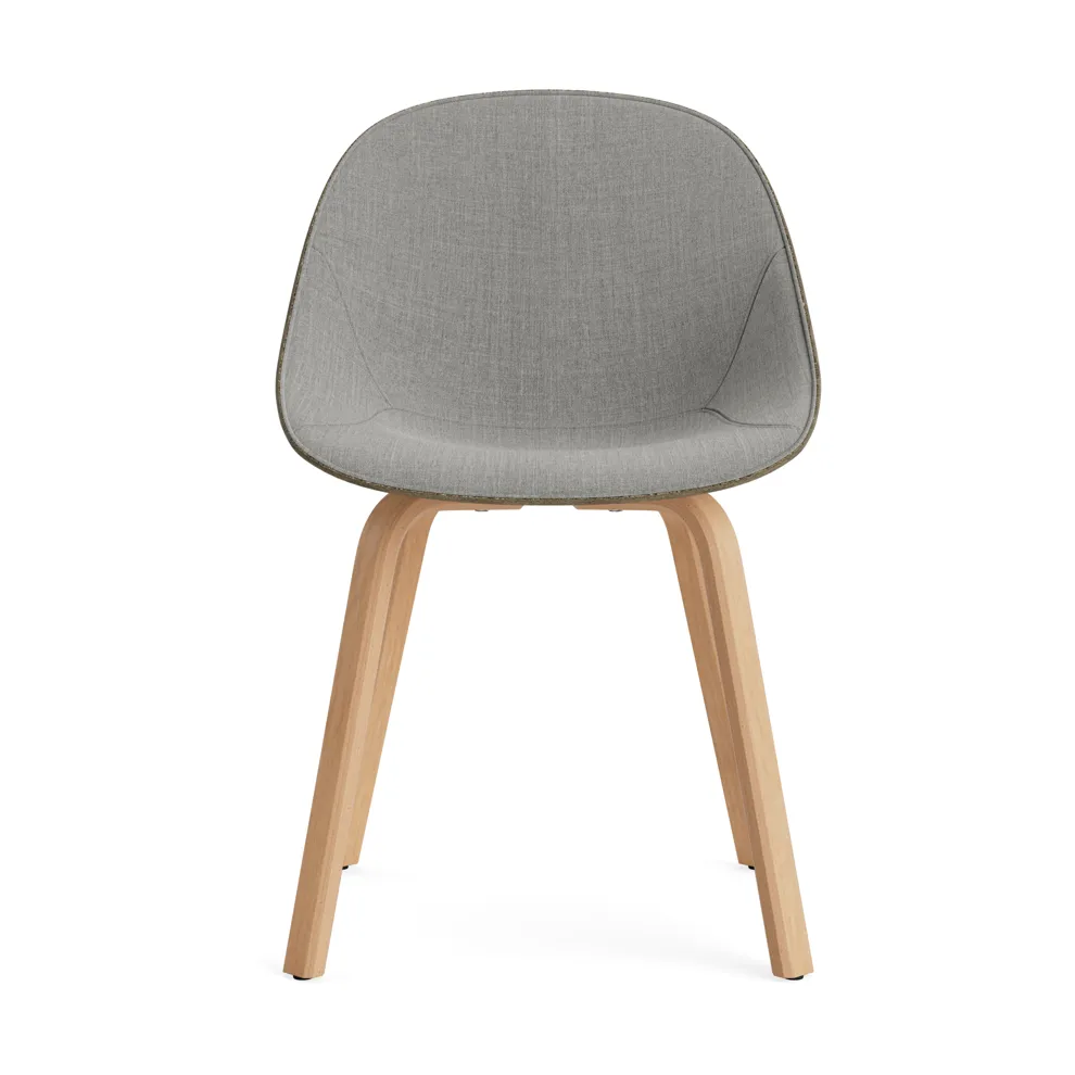 Mat Chair stol framsideklädd, Remix 133-seaweed-beech Normann Copenhagen