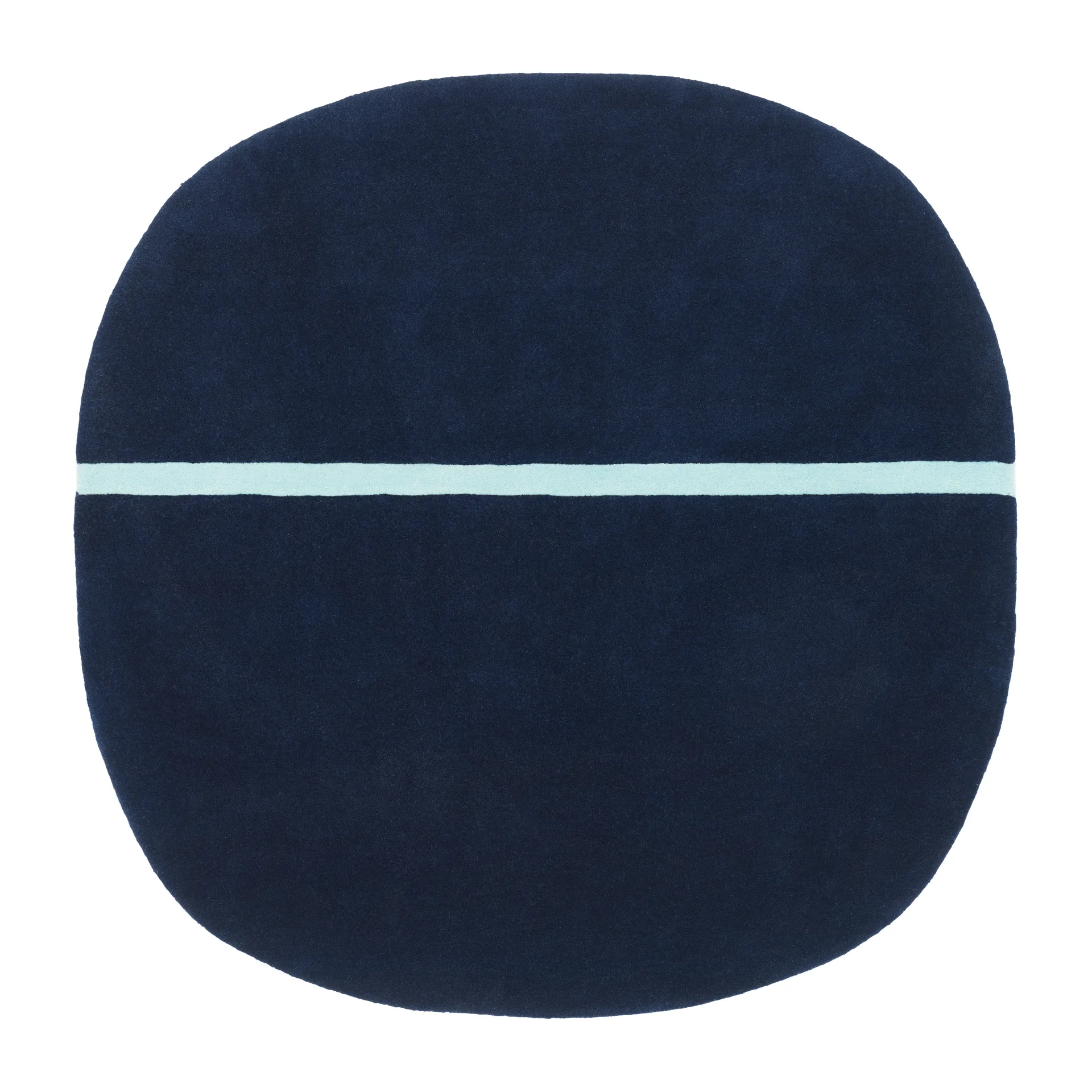Oona matta 140x140 cm, Blå Normann Copenhagen