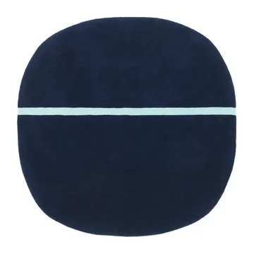 Oona matta 140x140 cm - Blå - Normann Copenhagen