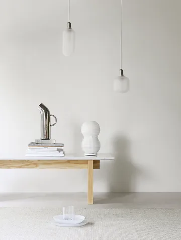 Puff Twist bordslampa 16x28,5 cm - Vit - Normann Copenhagen