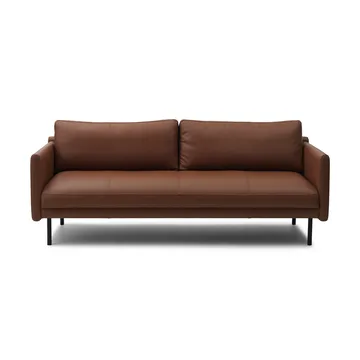 Rar 3-sits soffa - Omaha leather cognac - Normann Copenhagen