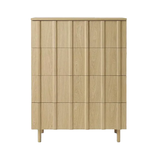 Rib dresser 4 lådor, Oak Normann Copenhagen