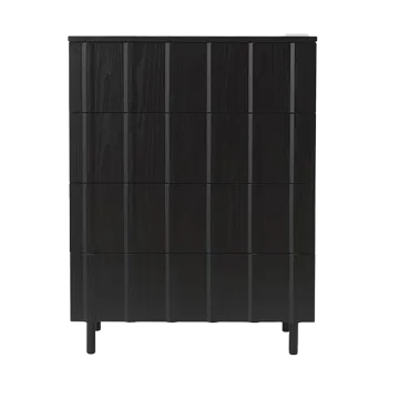 Rib dresser 4 lådor - Soft Black - Normann Copenhagen