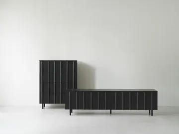 Rib dresser 4 lådor - Soft Black - Normann Copenhagen
