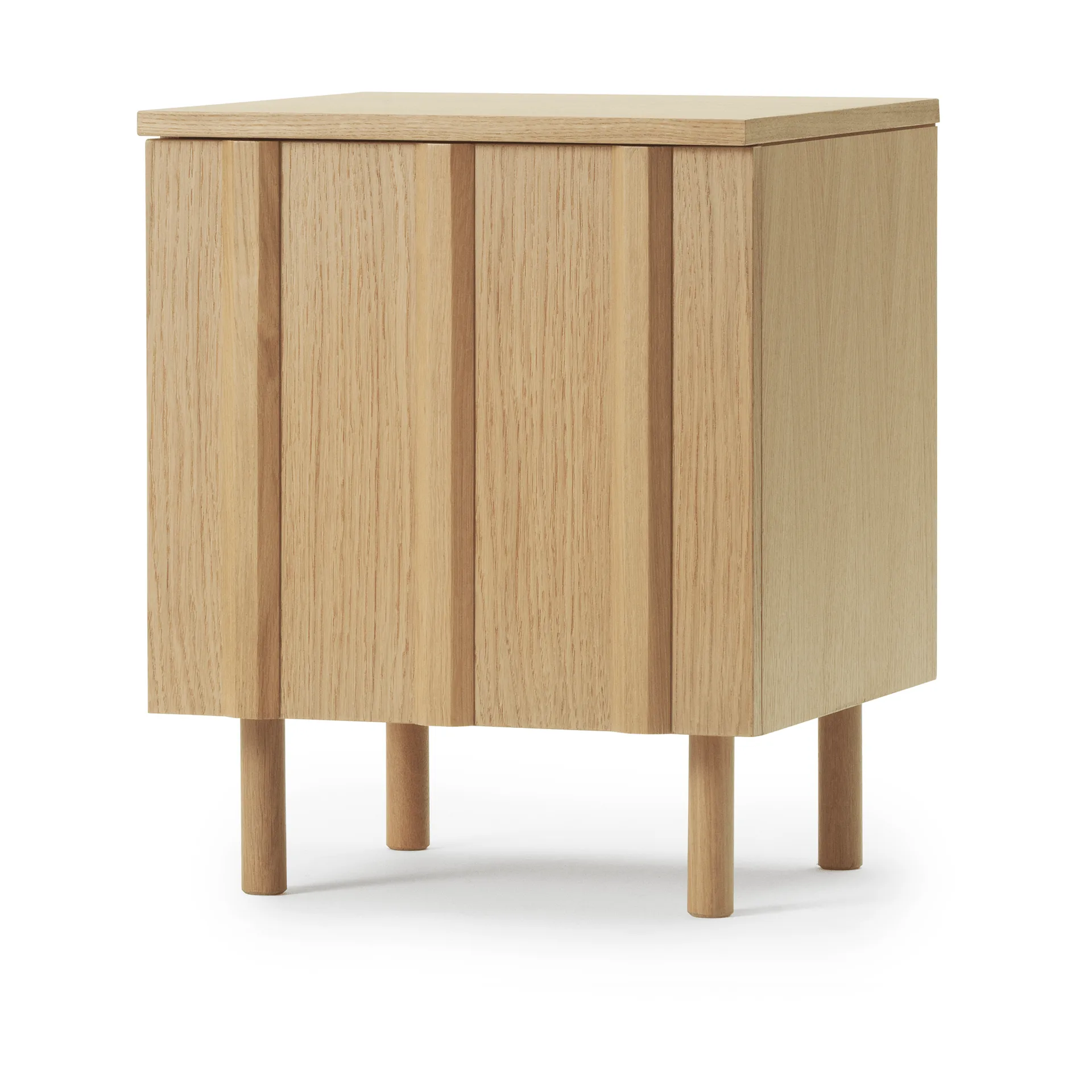 Rib sängbord, Oak, 52x42x40 cm Normann Copenhagen