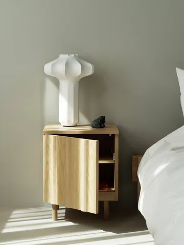 Rib sängbord - Oak, 52x42x40 cm - Normann Copenhagen