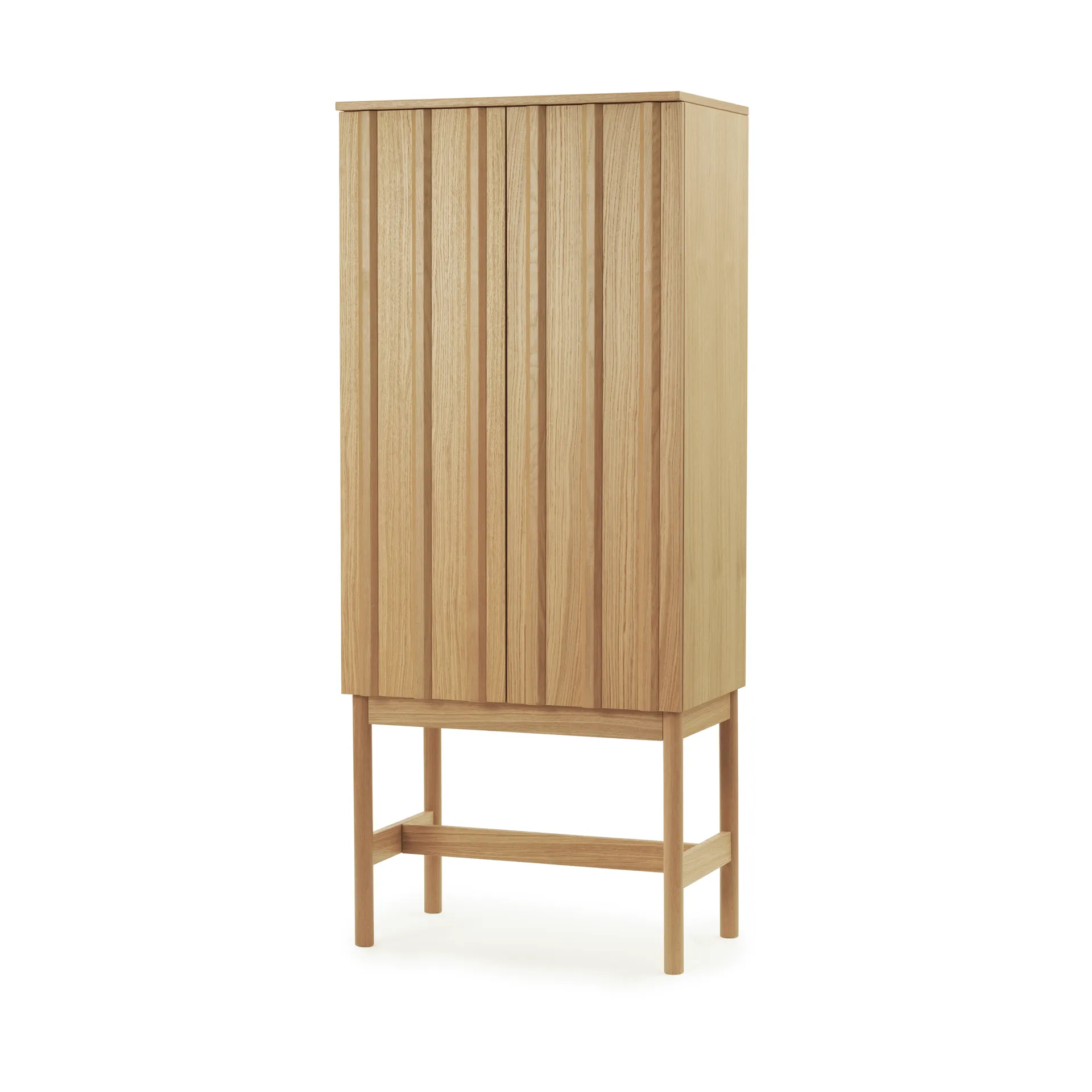 Rib skåp, Oak, 166,5x70x43 cm Normann Copenhagen