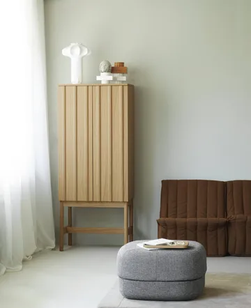 Rib skåp - Oak, 166,5x70x43 cm - Normann Copenhagen
