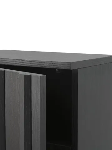 Rib skåp - Soft black, 166,5x70x43 cm - Normann Copenhagen