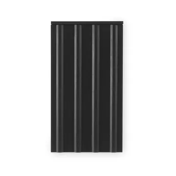 Rib väggskåp - Soft black, 73x40x23 cm - Normann Copenhagen