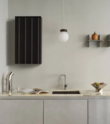 Rib väggskåp - Soft black, 73x40x23 cm - Normann Copenhagen