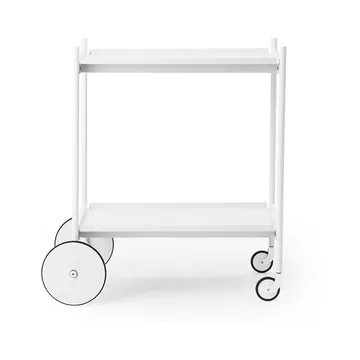 Rul serveringsvagn - Ljusgrå - Normann Copenhagen