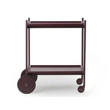 Rul serveringsvagn - Vinröd - Normann Copenhagen