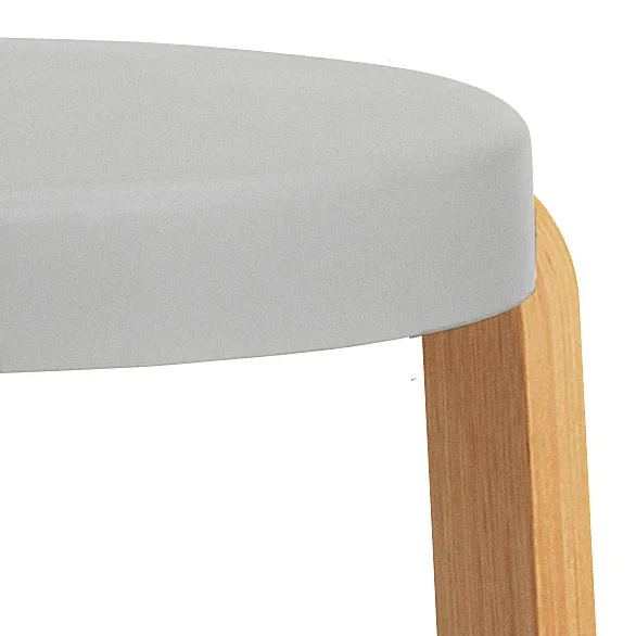 Tap rund pall, Grå-ek, Ø41x43 cm Normann Copenhagen