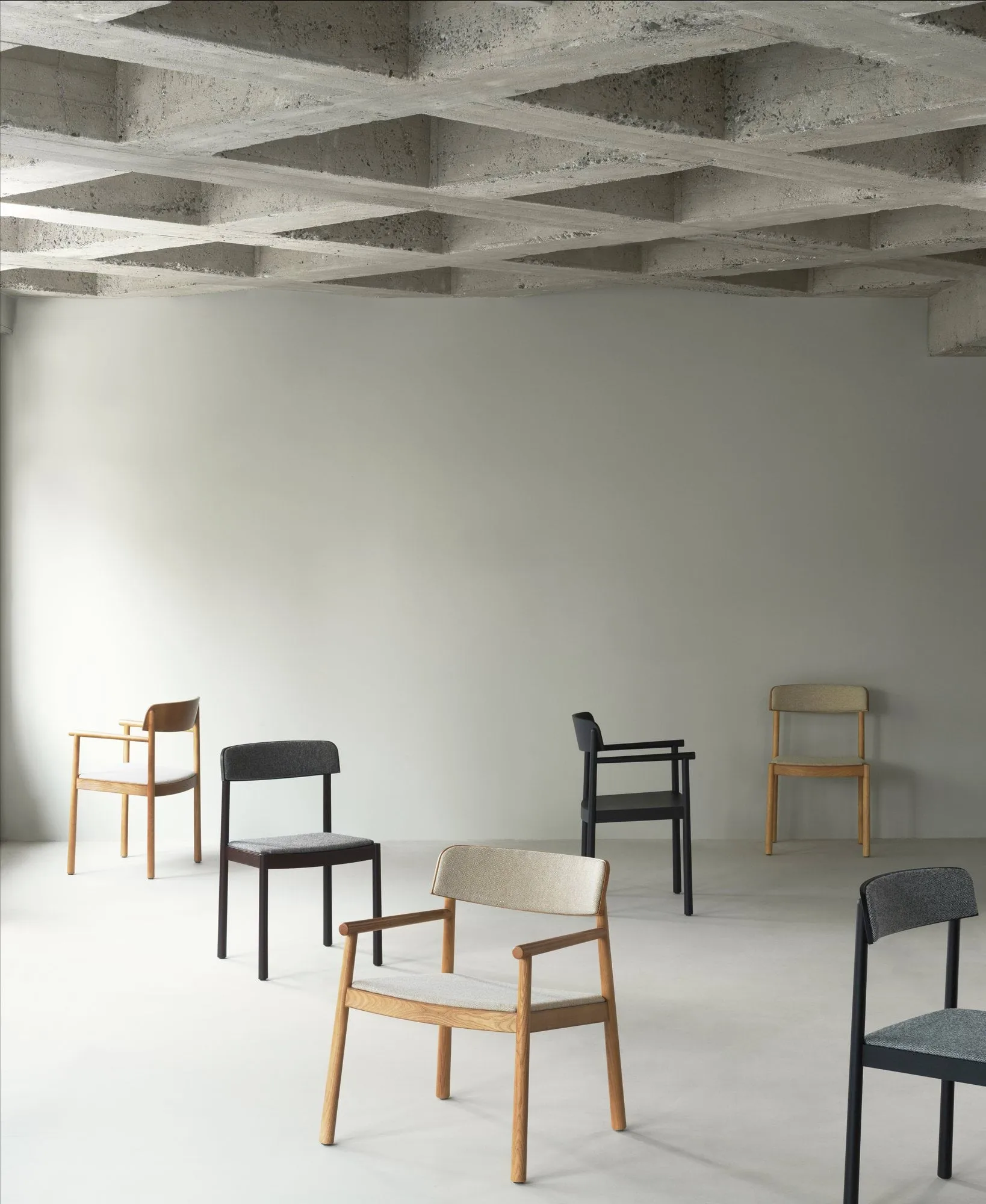Timb stol, Brown ash-ultra leather chocolate Normann Copenhagen