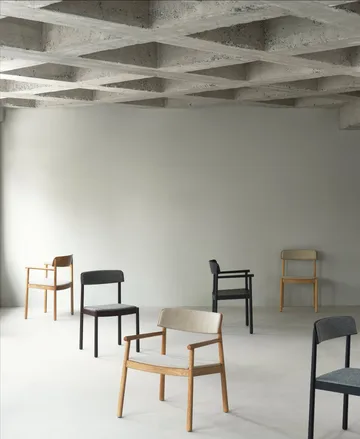 Timb stol - Brown ash-ultra leather chocolate - Normann Copenhagen