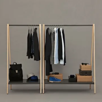 Toj klädhängare - white, stativ i ask - Normann Copenhagen