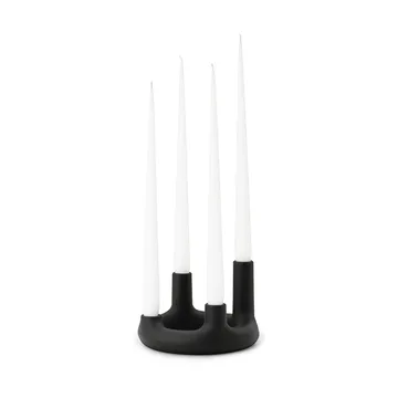 Trin ljusstake - Svart, Ø17,7x11,8 cm - Normann Copenhagen