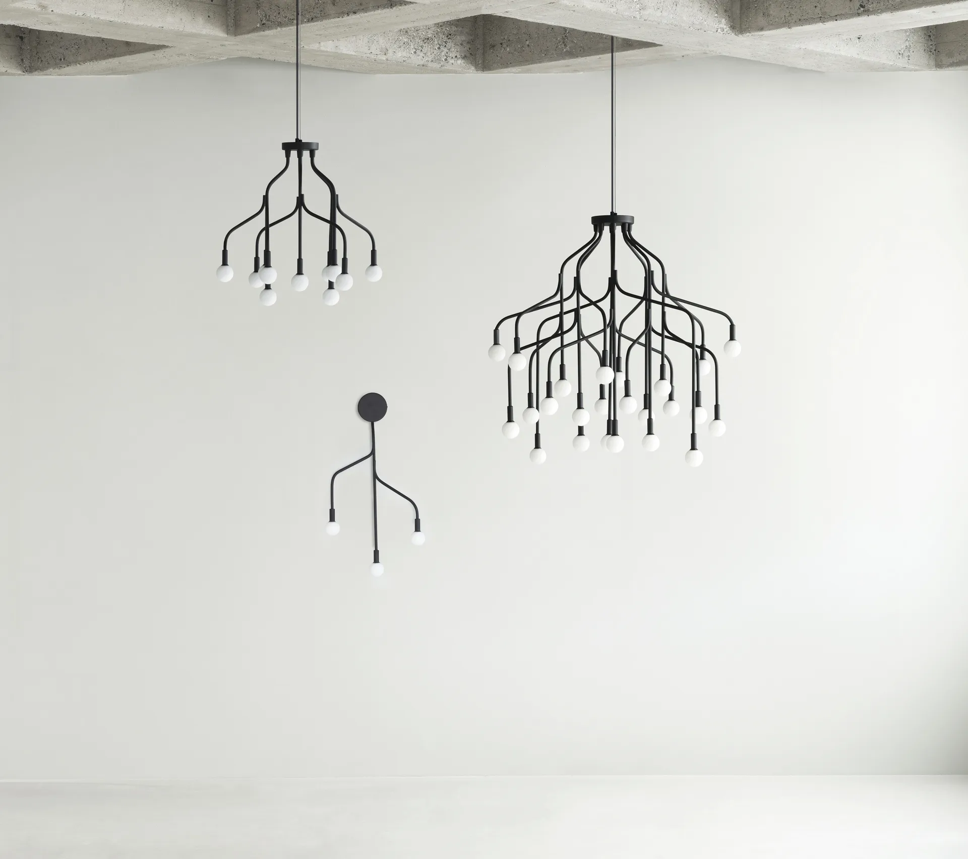 Vekst Vägglampa, Svart Normann Copenhagen