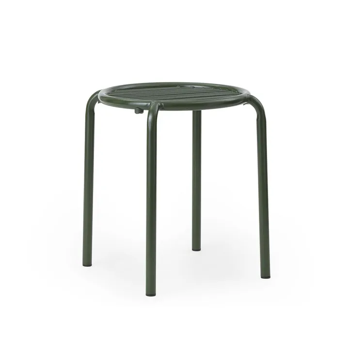 Vig rund pall - Grön, Ø41x46 cm - Normann Copenhagen