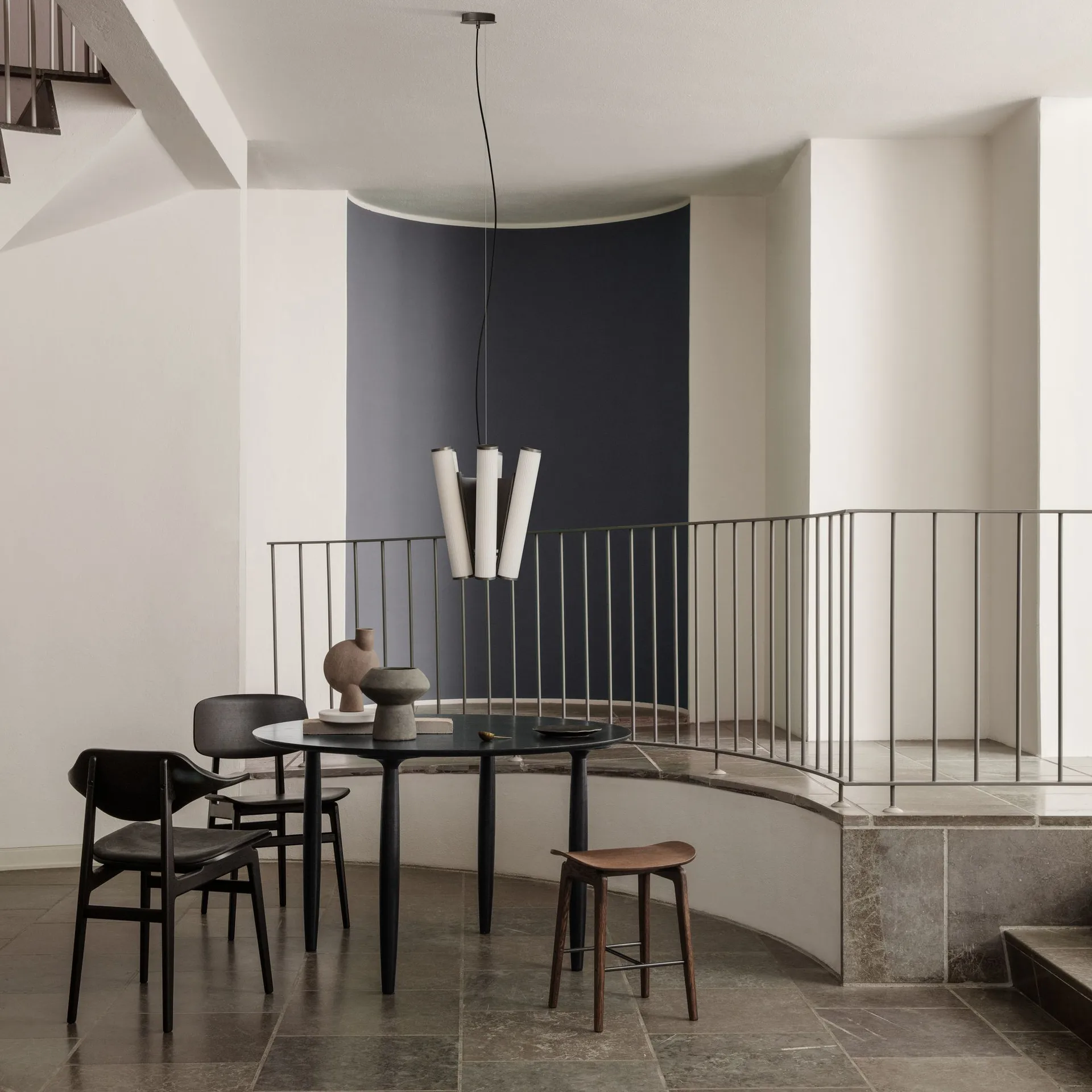 Deco Chandelier taklampa, Vit-svart NORR11