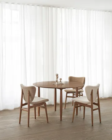 Oku matbord - Black oak, Ø120 cm - NORR11