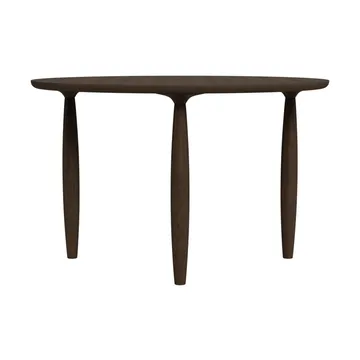 Oku matbord - Dark smoked oak, Ø120 cm - NORR11