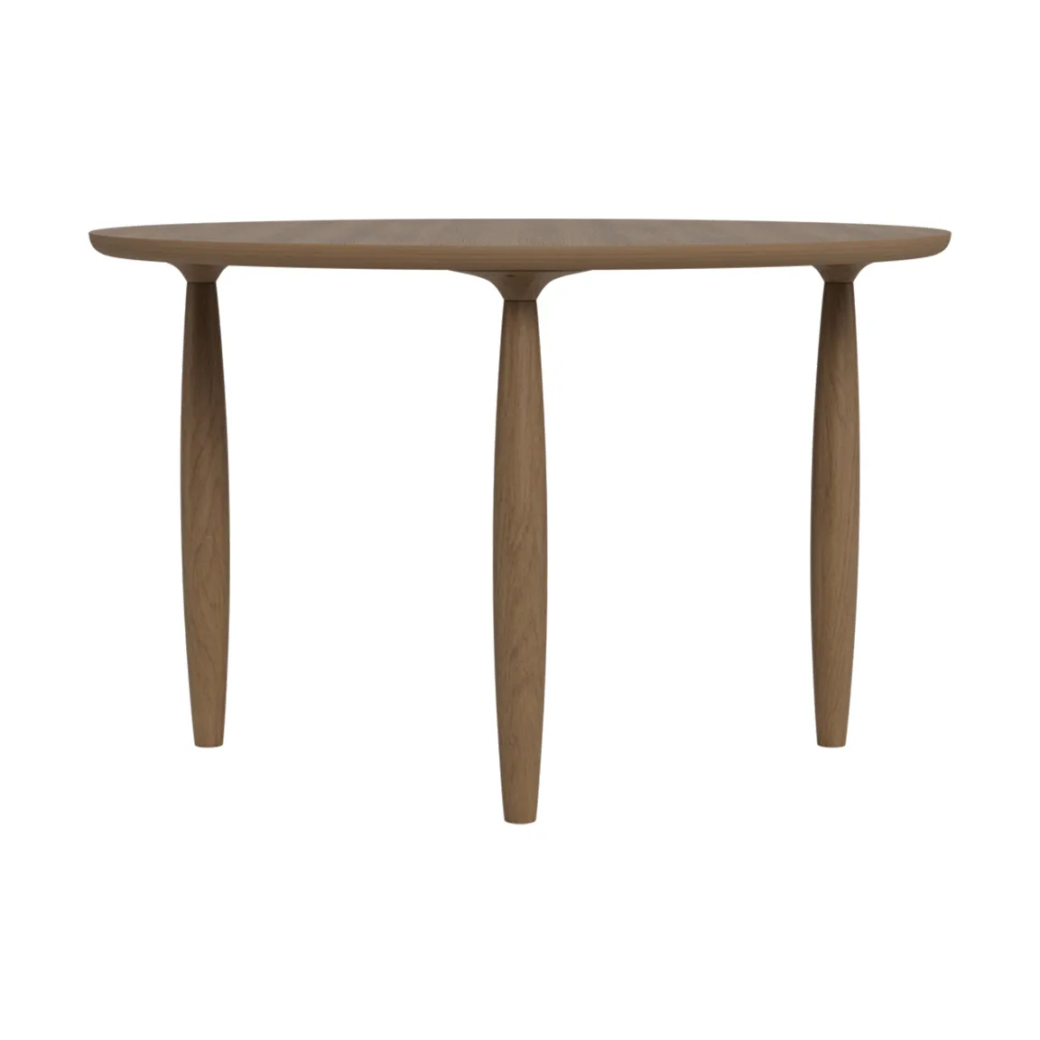 Oku matbord, Light smoked oak, Ø120 cm NORR11