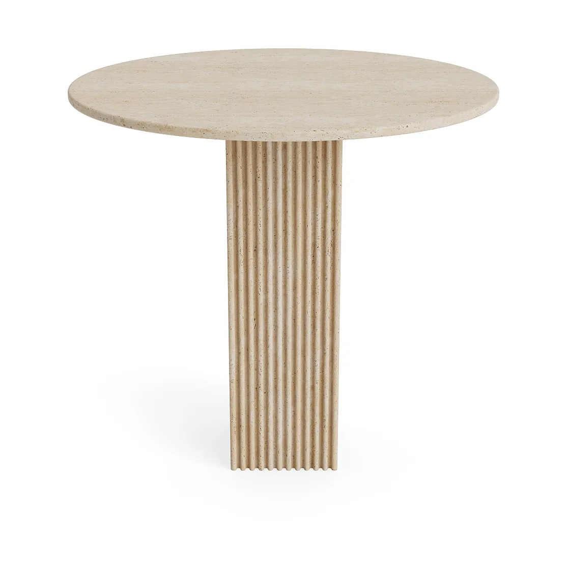 Soho matbord, Beige, Ø80 cm NORR11